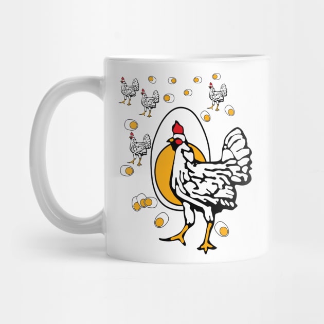 Funny Cackling TV Mom Chicken Egg by LEGO